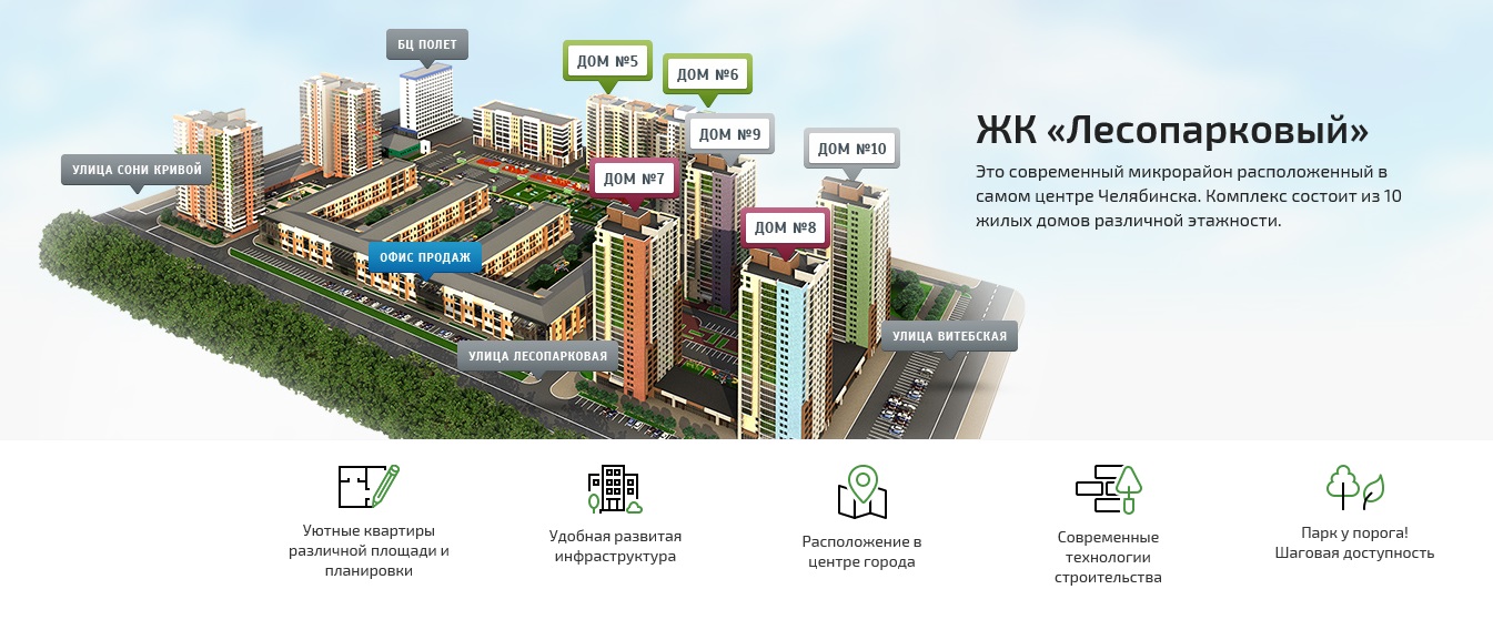 Лесопарковая 8 челябинск карта