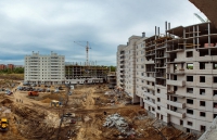 Майский фотоотчет со строительной площадки «Ленинских высоток»