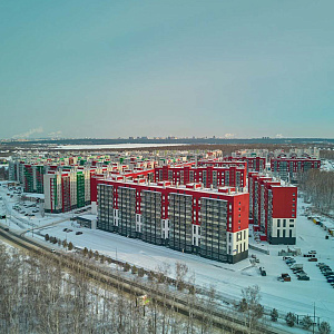 Ход строительства новых домов в экорайоне «Вишневая горка». Декабрь 