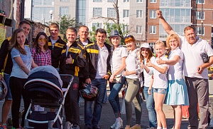 Команда «РиэлтСтройком» приняла участие в благотворительном картинге